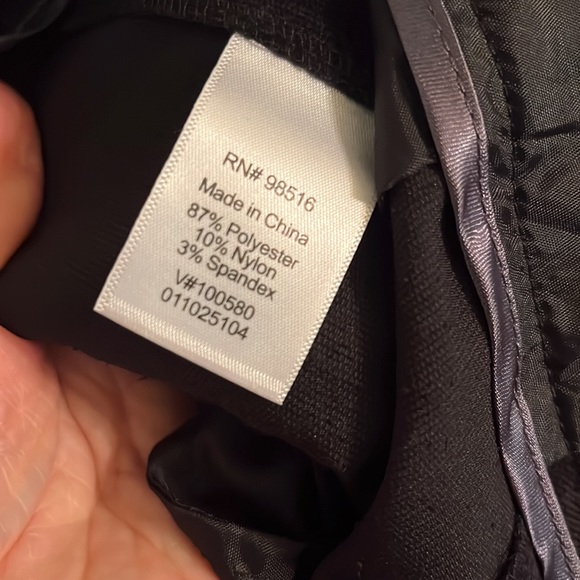 Coldwater Creek “Whisper Corduroy” Trouser- Size 14 Petite - Black - Picture 9 of 10